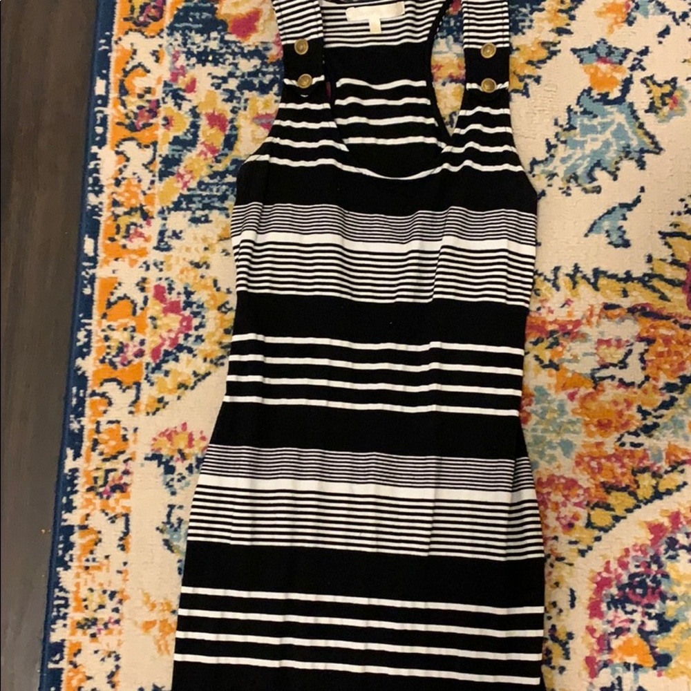 Striped long dress